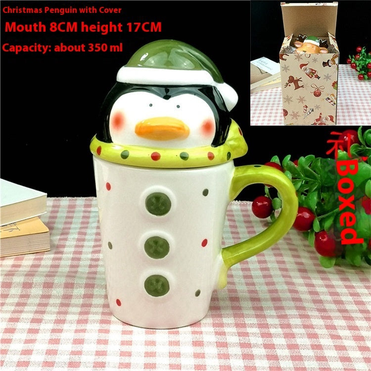 Creative Christmas Gift Ceramic Water Cup