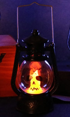 Halloween Decoration Vintage Hanging LED Light Lamp Portable Ghost Spider Nightlight For Haunted House Props Home Party Decor