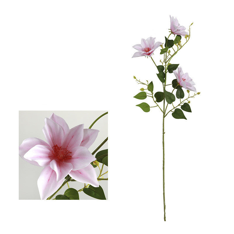 Home Decoration Simulation Feel Clematis Fake Flower