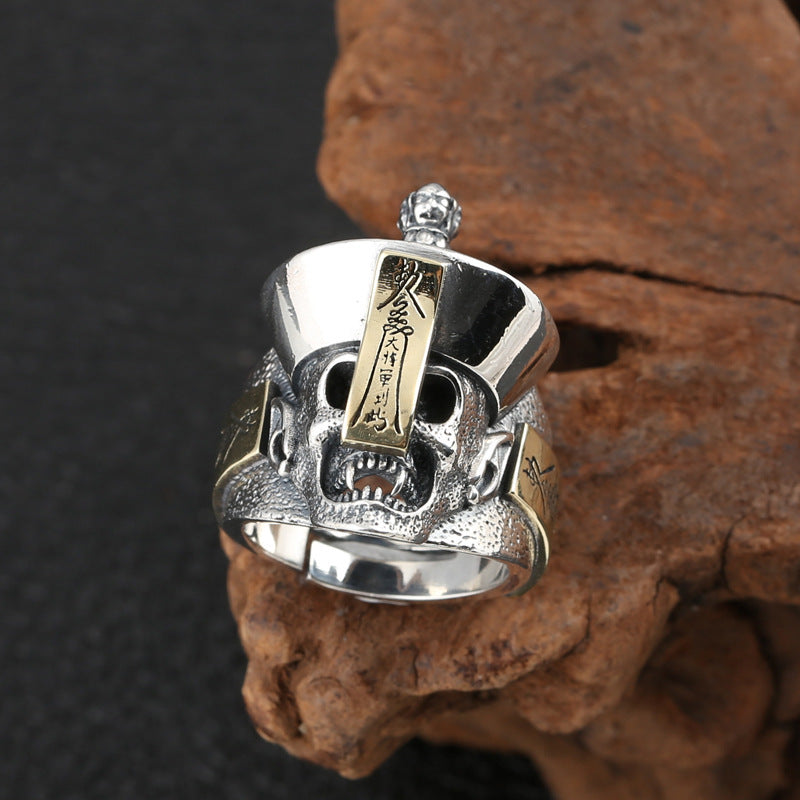 S925 Sterling Silver Men's Ring Personality