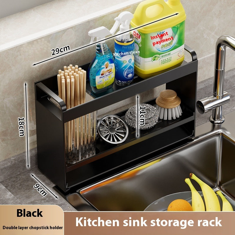 Kitchen Shelf Countertop Sink Storage Rack