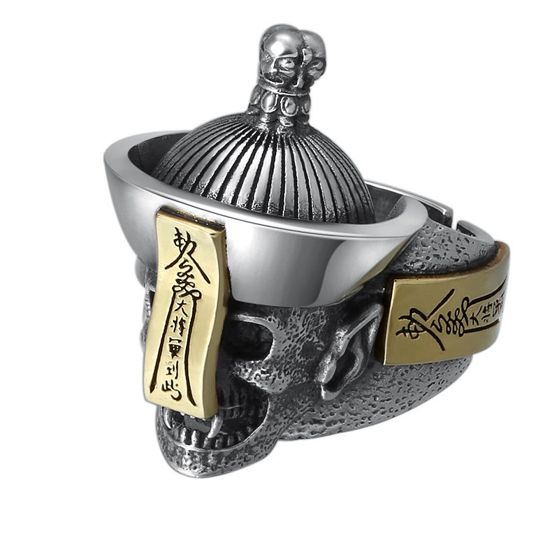 S925 Sterling Silver Men's Ring Personality