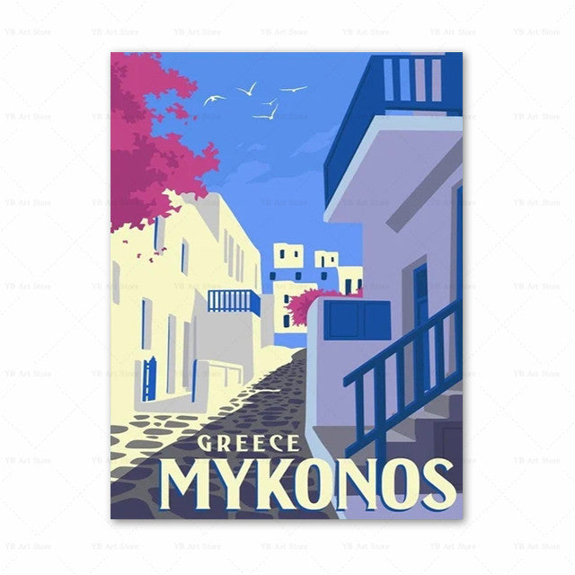 Greek Wall Art Home Room Decoration Picture