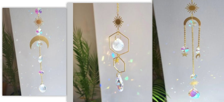 Moon Catcher Crystal Garden Decoration Home Pendant