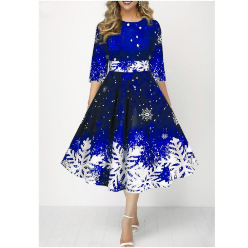 Beauty Clothing Personalized Snowflake Digital Printing Temperament