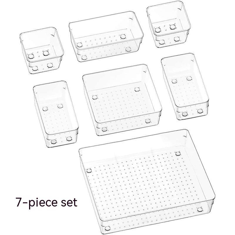 Household Plastic Transparent Drawer Storage Box