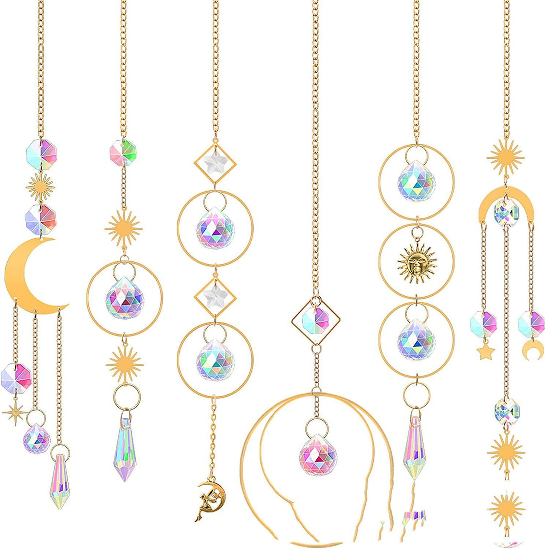 Moon Catcher Crystal Garden Decoration Home Pendant