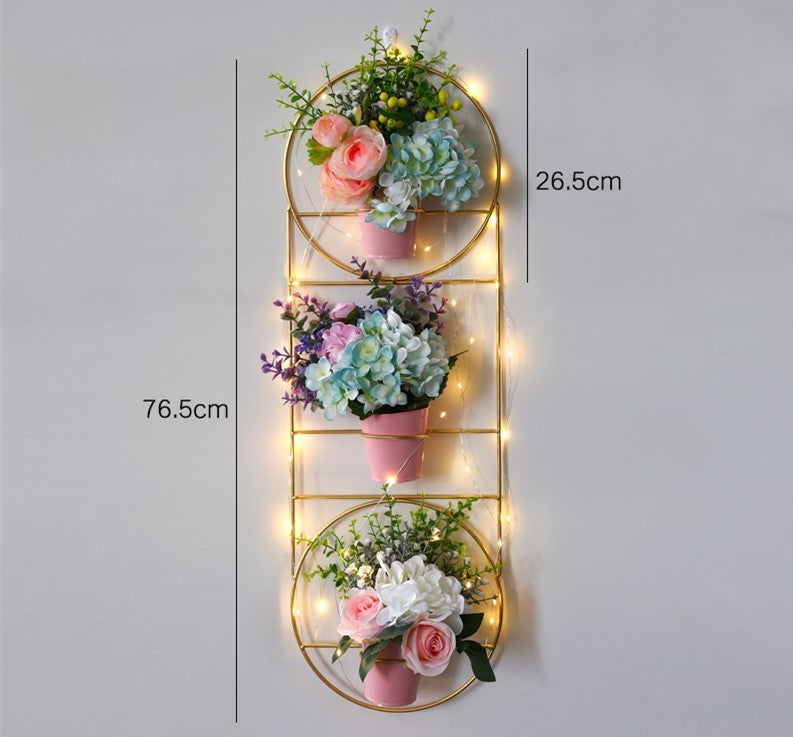 Nordic ins light luxury soft decoration with wall decoration bedroom creative furnishing set wall hanging wall decoration