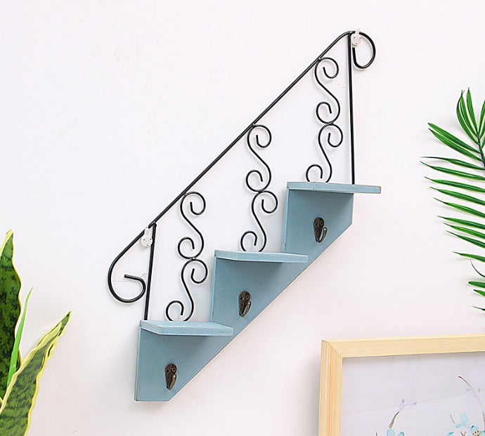 Trapezoidal hook wall decorative flower stand living room wholesale