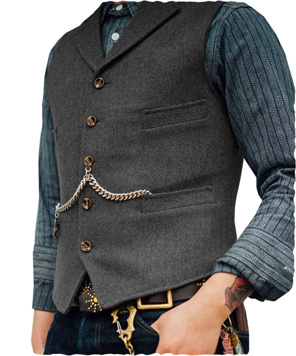 Men's Vest Wedding Groom Best Man Vest