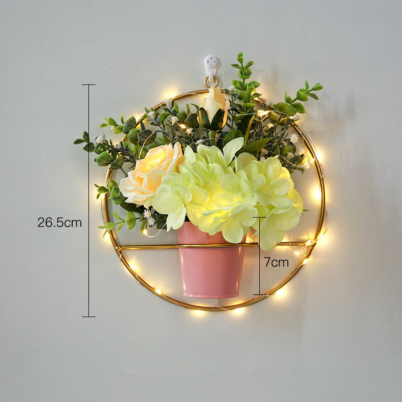 Nordic ins light luxury soft decoration with wall decoration bedroom creative furnishing set wall hanging wall decoration