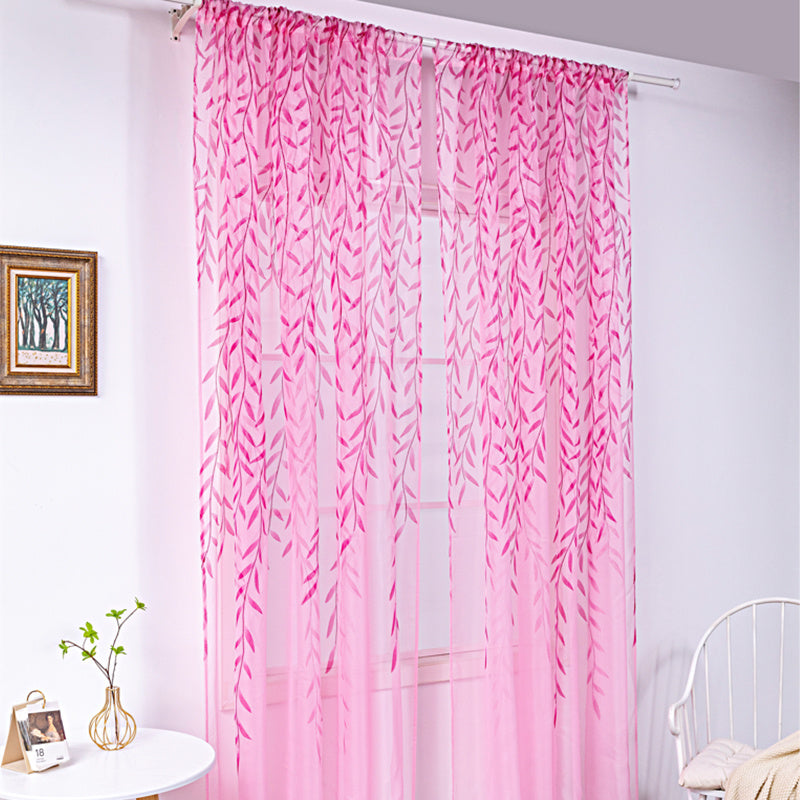 Inverted Willow Wicker Offset Printing Curtains Printing Window Screens Living Room Balcony Window Screens