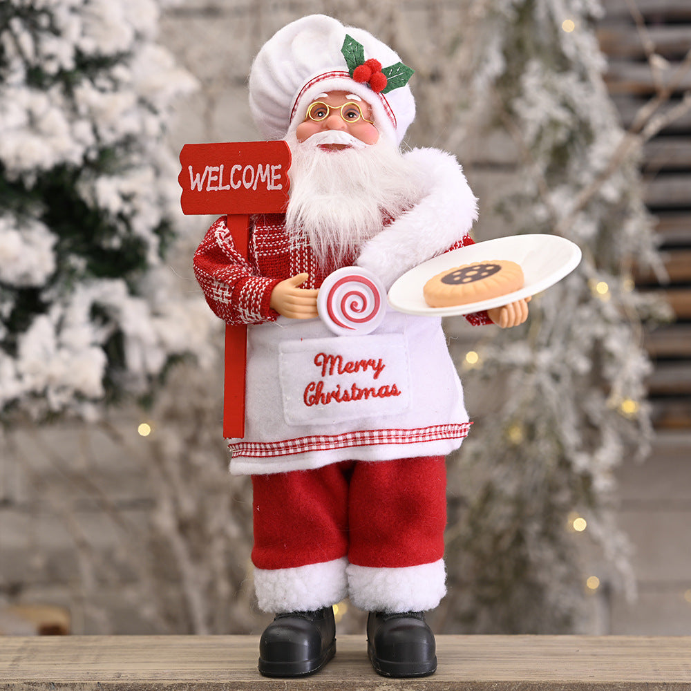 Standing Santa Claus doll