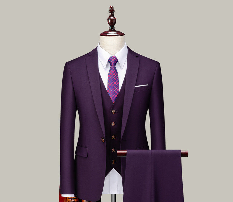 Men's Three-piece Suits For Groomsmen