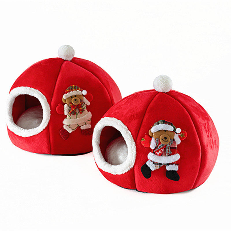 Tent Christmas pumpkin doghouse