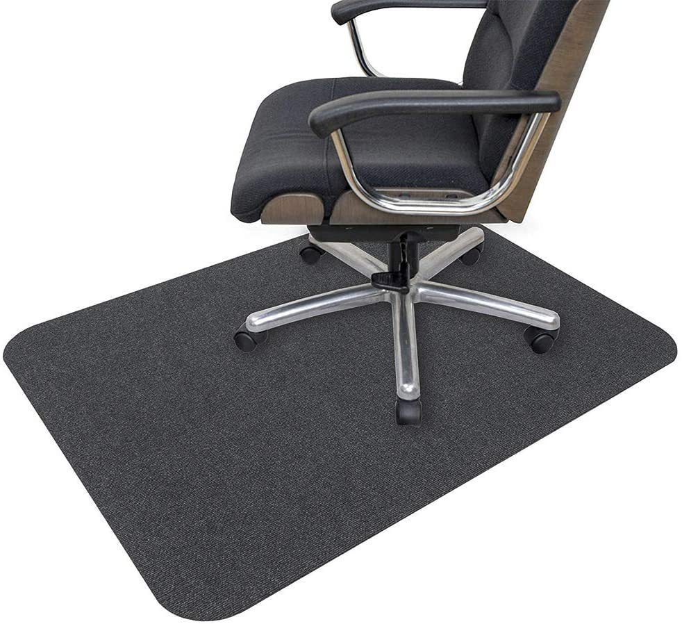 Office Chair Pad Carpet Waterproof Non-slip Floor Protection Floor Mat Glue-free Self-adhesive PVC Foot Mat