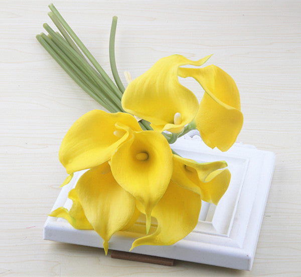 Mini Calla Flower For Home Table Decoration