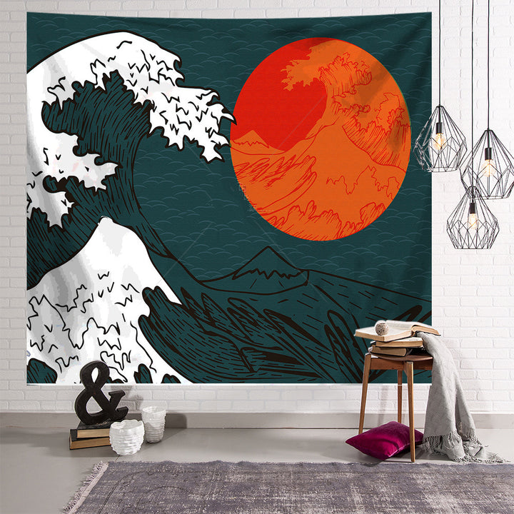 Japanese Background Cloth Home Decoration Printing Tapestry