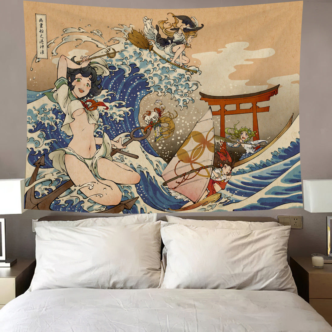 Japanese Background Cloth Home Decoration Printing Tapestry