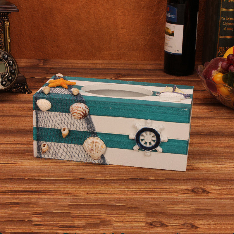 Mediterranean Style Creative Home Decoration Tissue Box