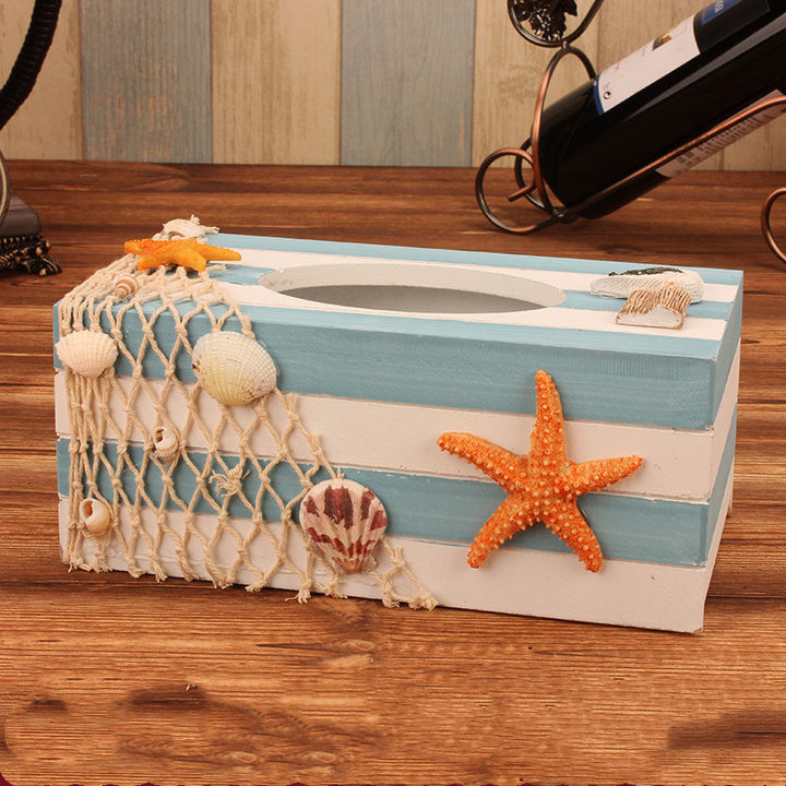 Mediterranean Style Creative Home Decoration Tissue Box