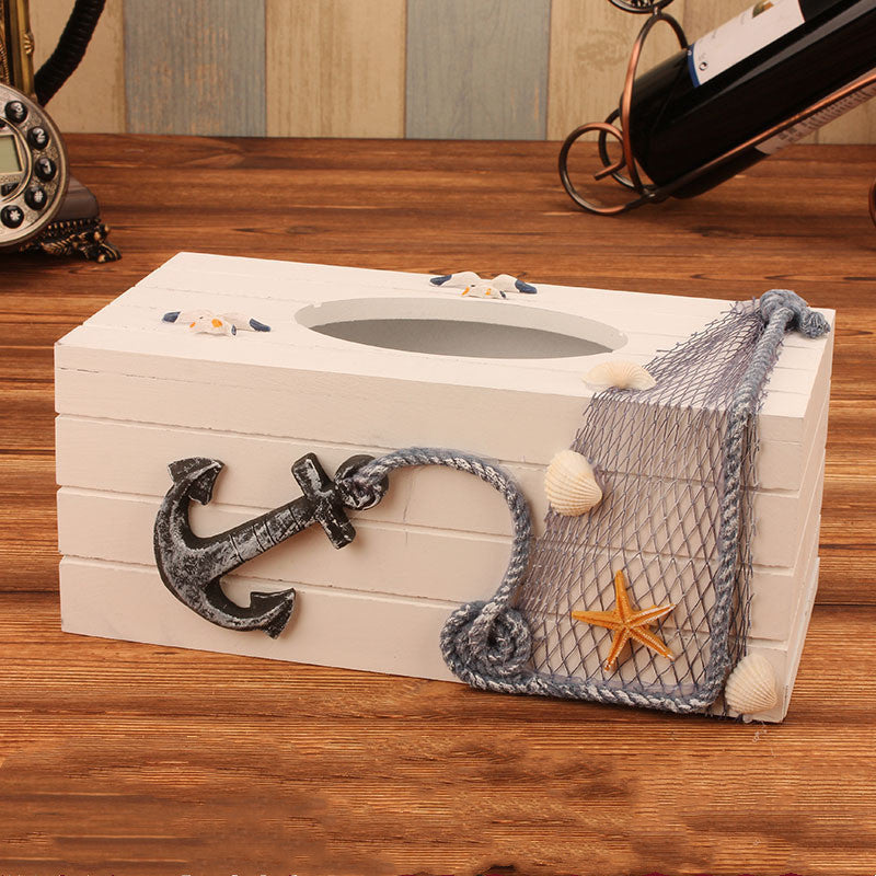 Mediterranean Style Creative Home Decoration Tissue Box