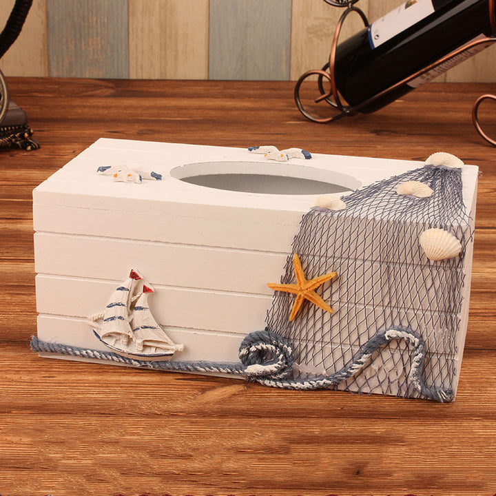 Mediterranean Style Creative Home Decoration Tissue Box