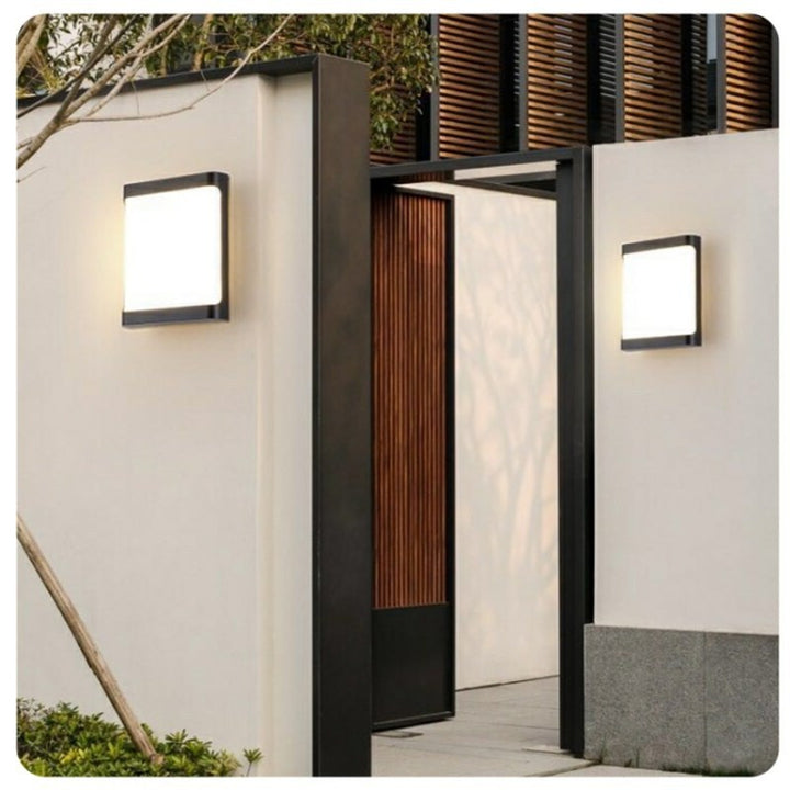 Cross-Border Dedicated LED Wall Light Outdoor Waterproof IP65 COB LED Porch Light Corridor Light In Modern Yard9