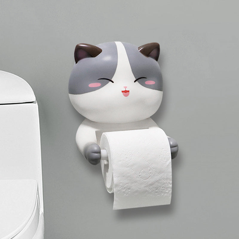 Creative Toilet Tissue Box Cartoon Animal Cute Cat Home Wall Decoration Toilet Roll Holder Wall Hanging
