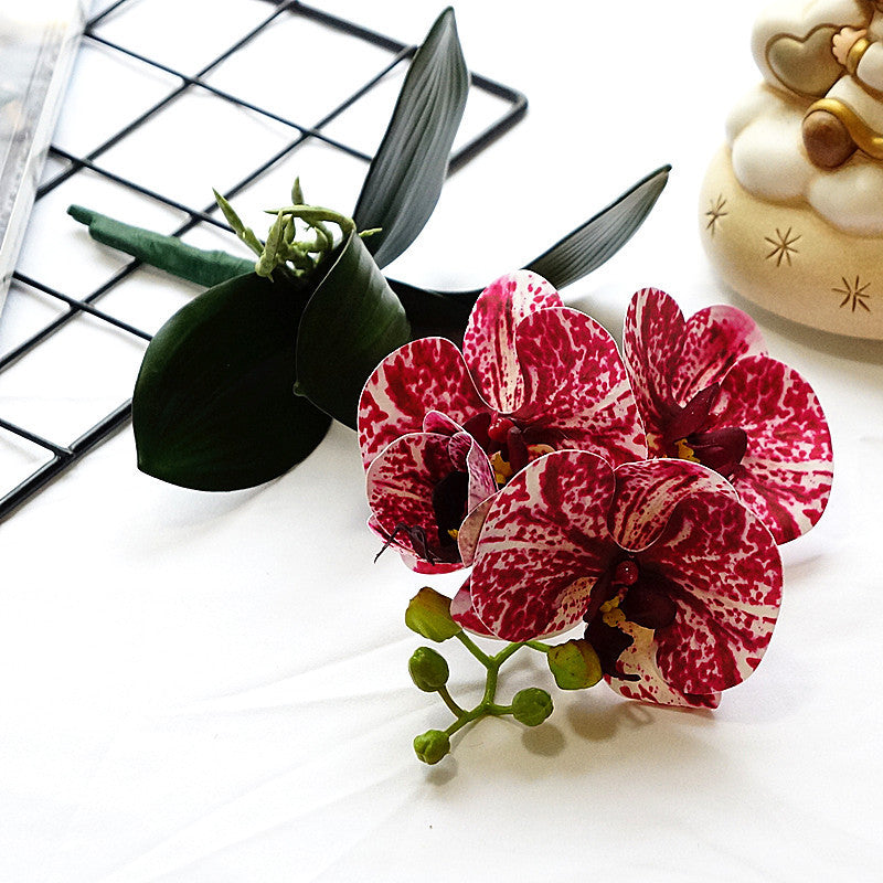 Phalaenopsis Simulation Flower Hotel Window Wedding Photography Props Home Decoration Decoration