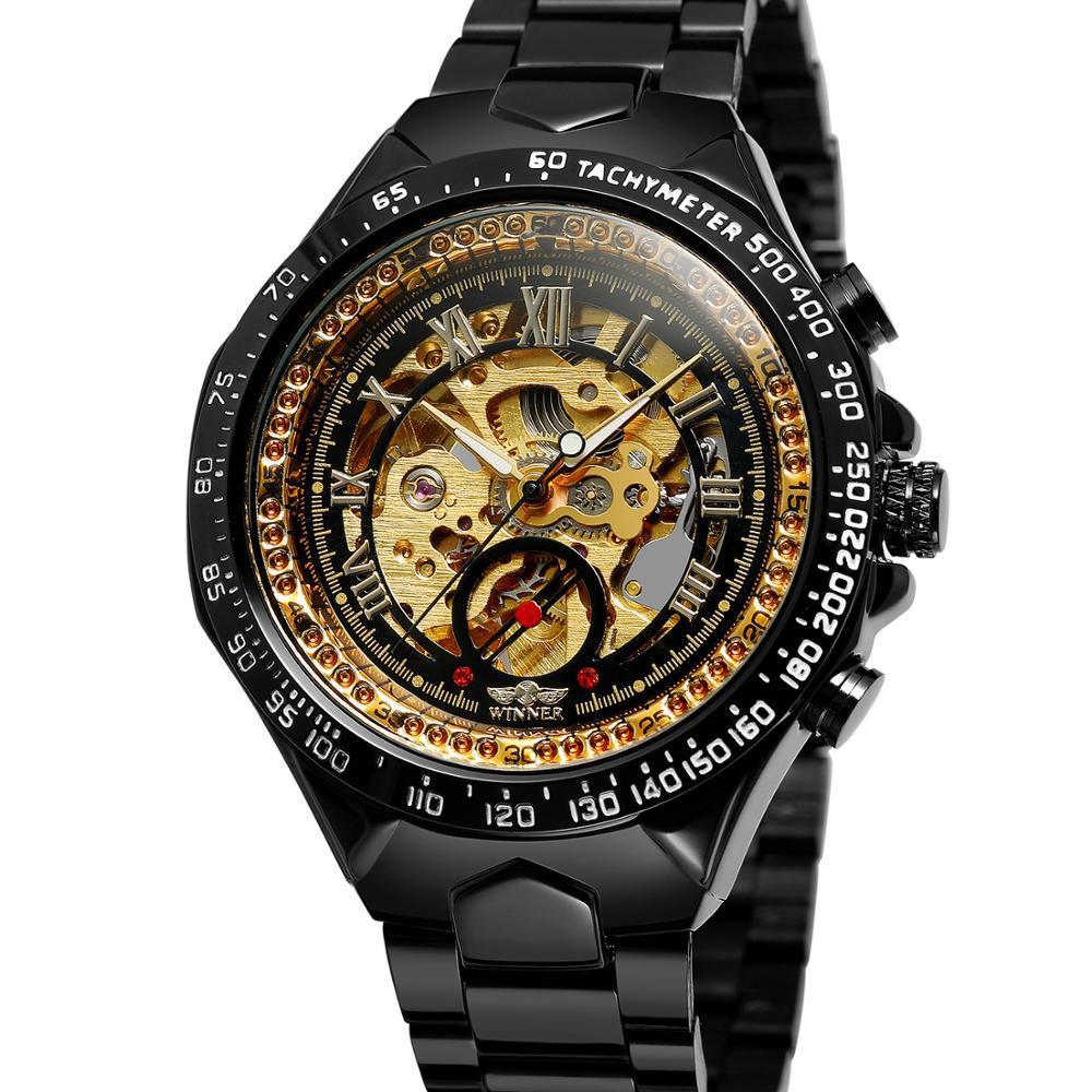 Personalized All-steel Hollow Automatic Mechanical Watch Fashion Watch For Men