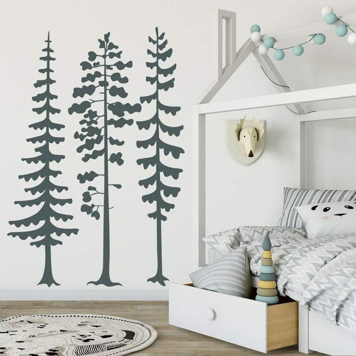 Removable Nordic Style Big Tree Wall Stickers Children's Nursery Bedroom Art Fashion Home Wall Decoration Stickers