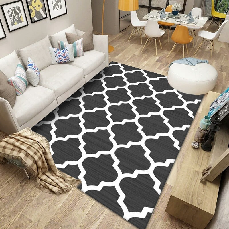 ins Style Simple Modern Nordic Sofa Living Room Carpet Bedroom Coffee Table Blanket Room Bedside Mats Can Be Customized