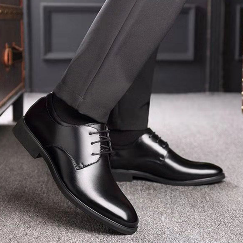 Mazefeng Men Leather Shoes Casual Top Quality Oxfords Men Genuine Leather Dress Shoes Business Formal Shoe Plus Size Wedding 44