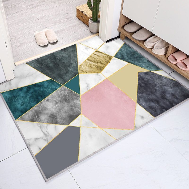 Carpet Floor Mat Dirt Resistant Door Mat Household Door Mat Bedroom Living Room Anti Slip Water Absorbent Mat