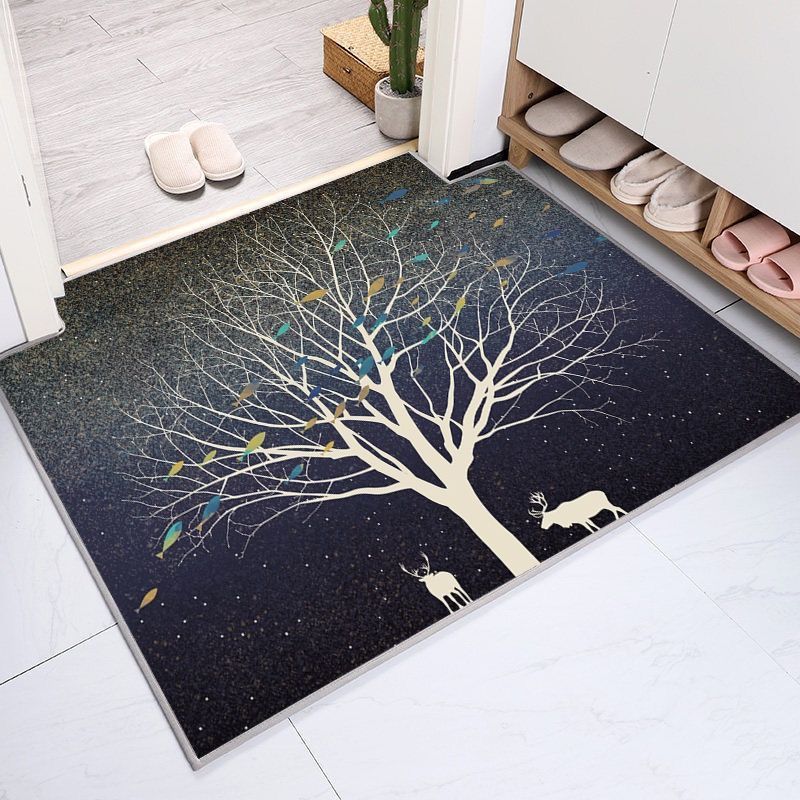 Carpet Floor Mat Dirt Resistant Door Mat Household Door Mat Bedroom Living Room Anti Slip Water Absorbent Mat