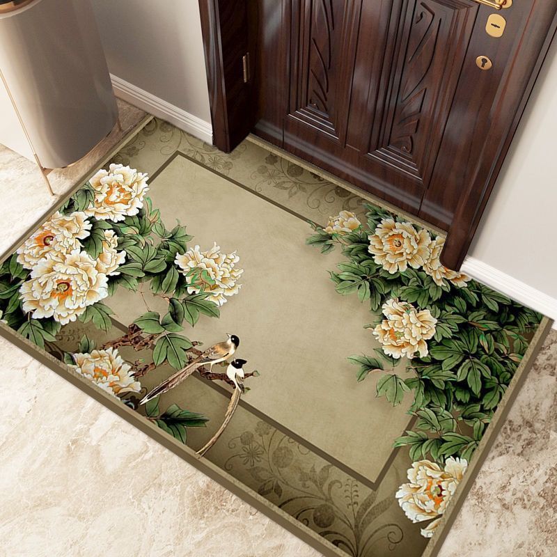 Carpet Floor Mat Dirt Resistant Door Mat Household Door Mat Bedroom Living Room Anti Slip Water Absorbent Mat