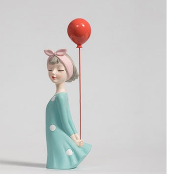 Bossi Home Balloon Girl Daydream Decoration Girl Heart Home Living Room TV Cabinet Creative Decoration