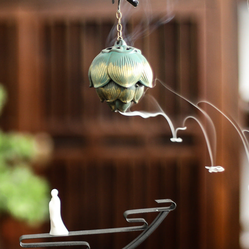 Backflow Incense Burner Home Living Room Decoration