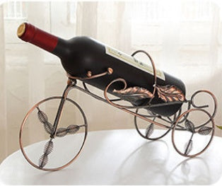 European Style Wine Rack Creative Wine Rack Retro Wrought Iron Wine Rack Fashion Home Decoration Wine Bottle