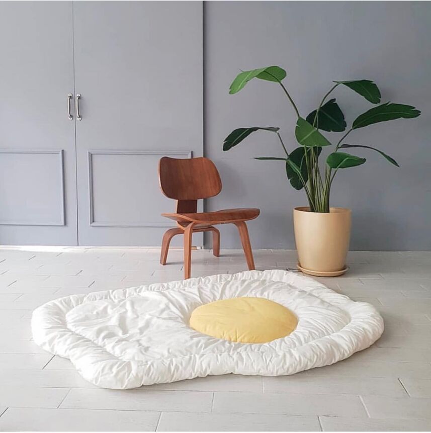 Creative Ins New Egg Crawling Mat Children''s Game Blanket Carpet Home Decoration Printing Game Mat