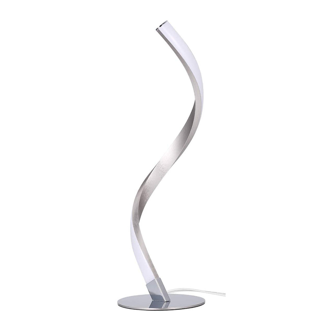 LED Spiral Table Lamp Curved Desk Bedside Lamp Cool White Warm White Touch Dimming Desk Lamp For Living Room Reading Home Decor