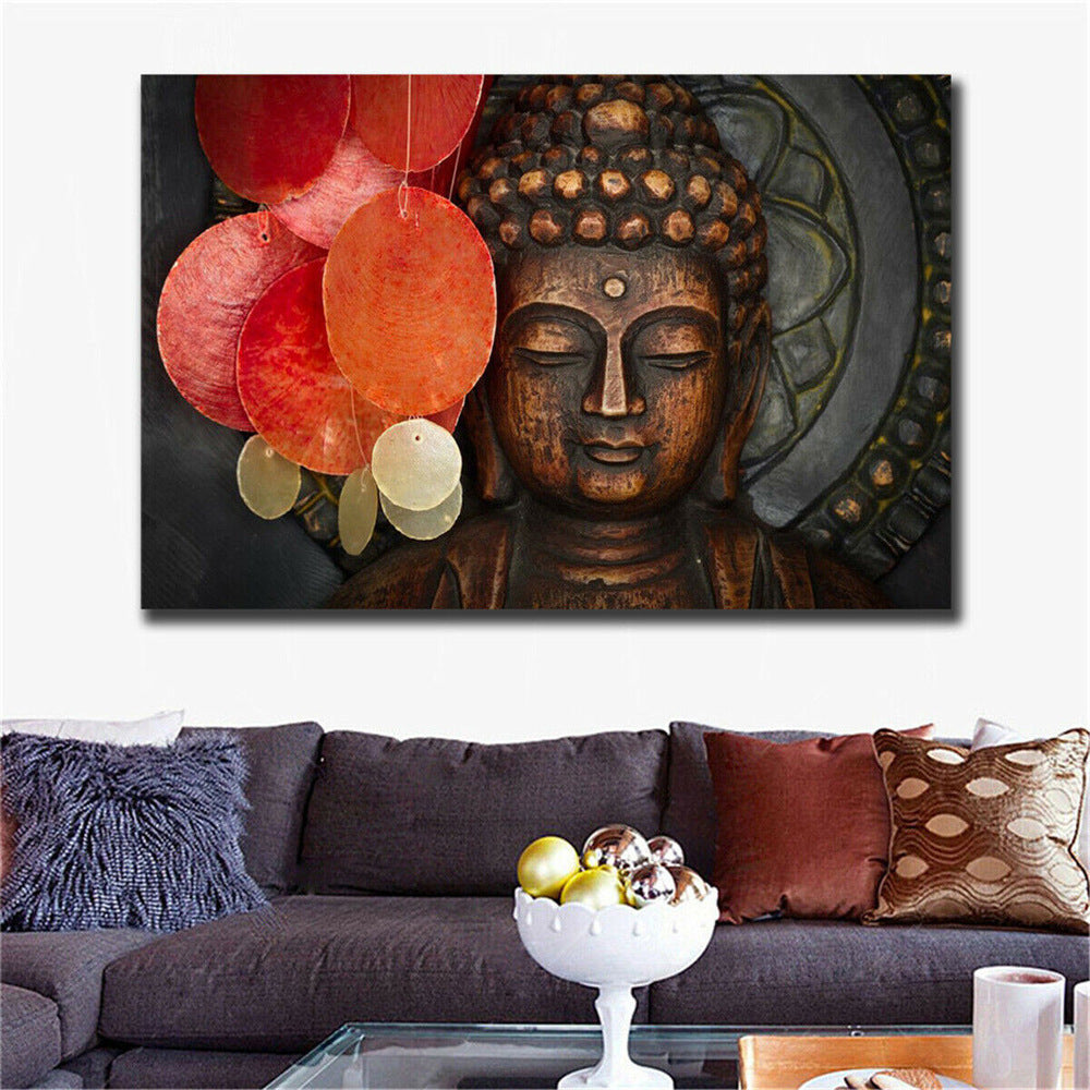 Hd Inkjet Oil Painting Hotel Home Decoration Hanging Painting Canvas Painting Core Single Buddha Aliexpress Ebay Amazon