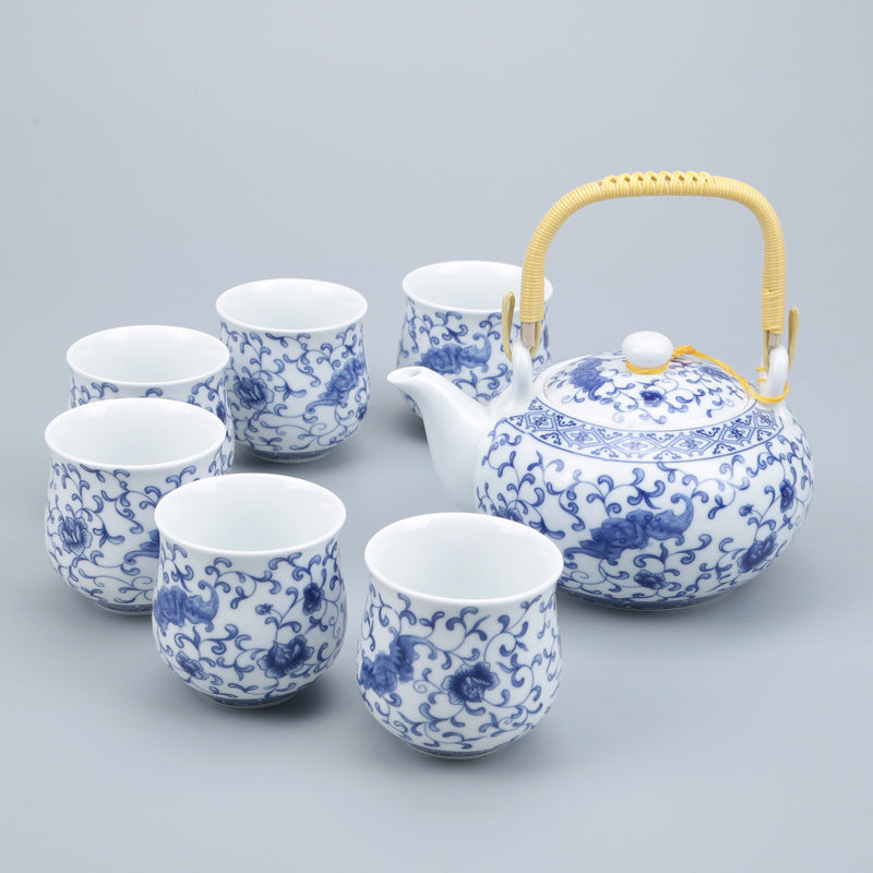 Japanese style Kung Fu tea set teapot ceramic cover bowl cup porcelain home decoration ceremony gaiwan kettle teacup teaware