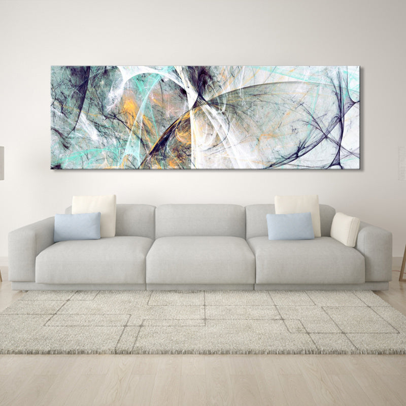 Abstract Landscape Oil Painting Posters And Wall Art Canvas Painting Trees And Lakes Pictures For Living Room No