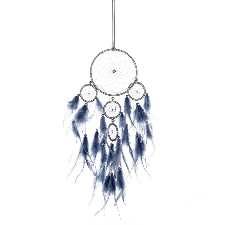 Nordic Crafts New Chinese Creative Home Living Room Decoration Dream Catcher Five Ring Gift Dream Catcher Good Dream