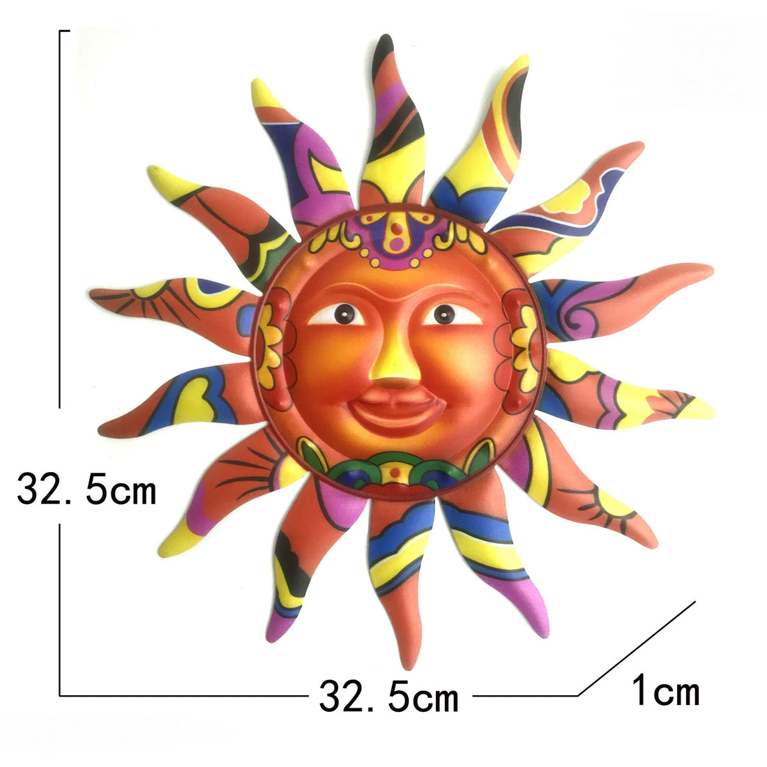 Iron Home Sun Wall Decoration Garden Ornaments