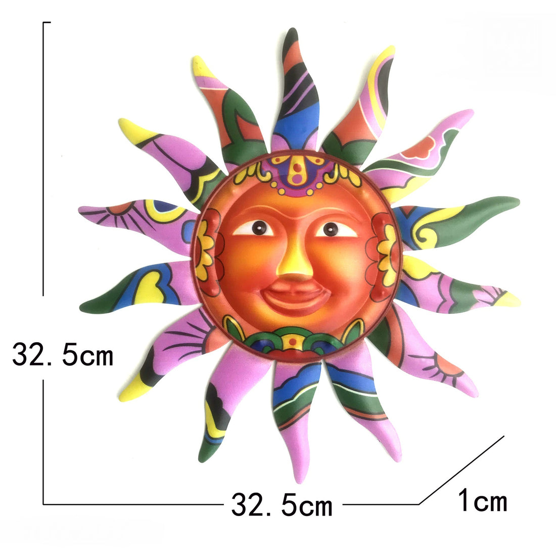 Iron Home Sun Wall Decoration Garden Ornaments