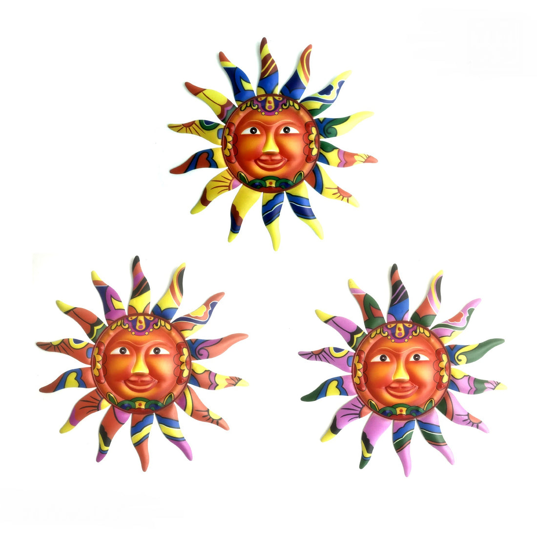 Iron Home Sun Wall Decoration Garden Ornaments