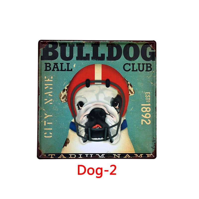 Retro Iron Painting Bar Home Ktv Wall Decoration Wall Hanging Metal Tin Poster Creative Custom Iron Painting